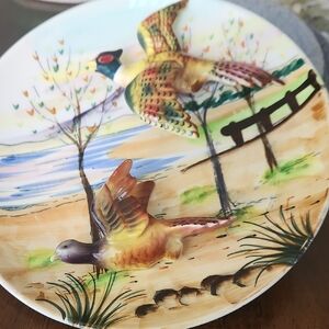 Colorful Bird Decorative Plate